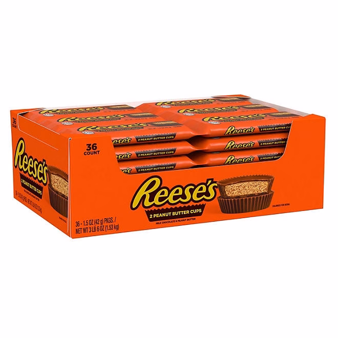 REESE'S Milk Chocolate Peanut Butter Cups, 1.5 oz., 36 pk. - Image 2