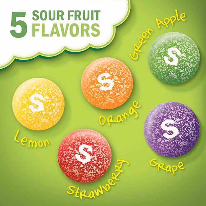 Skittles Sour Fruity Chewy Candy, Full Size, 1.8 oz., 24 pk. - Image 7