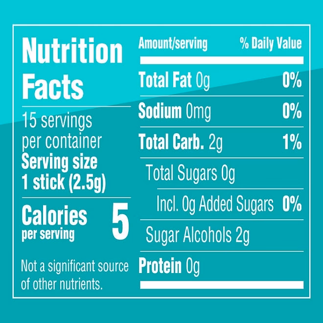 Extra Polar Ice Sugar Free Chewing Gum, 15 pcs., 10 pk. - Image 3