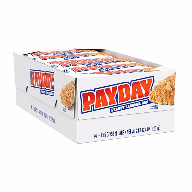 PAYDAY Peanut Caramel Candy, 1.85 oz., 24 pk. - Image 2