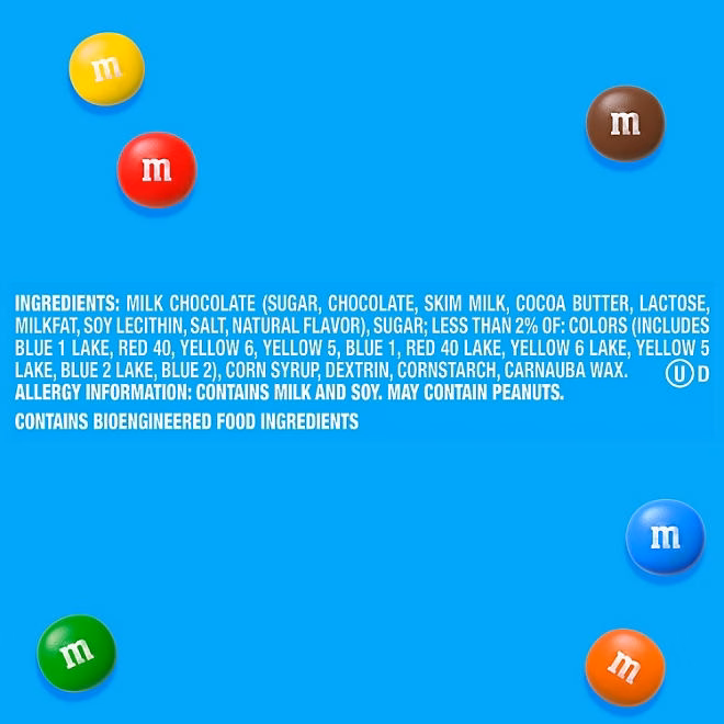 M&M&rsquoS Milk Chocolate Candy, Minis, 52 oz. - Image 4