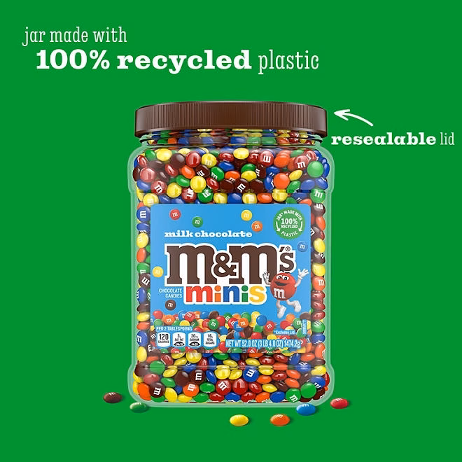 M&M&rsquoS Milk Chocolate Candy, Minis, 52 oz. - Image 6
