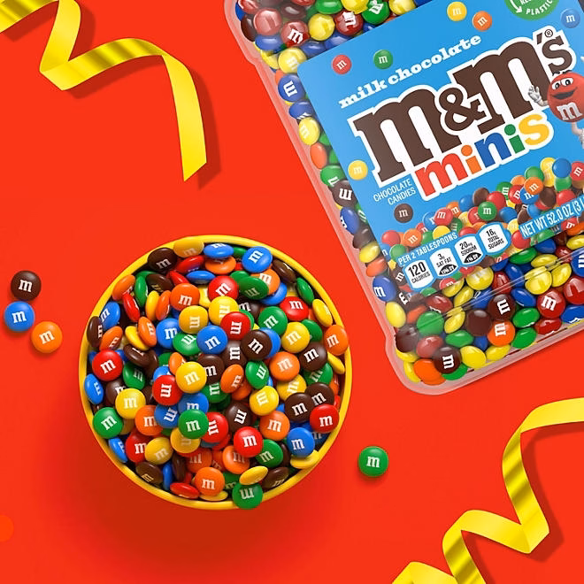 M&M&rsquoS Milk Chocolate Candy, Minis, 52 oz. - Image 7