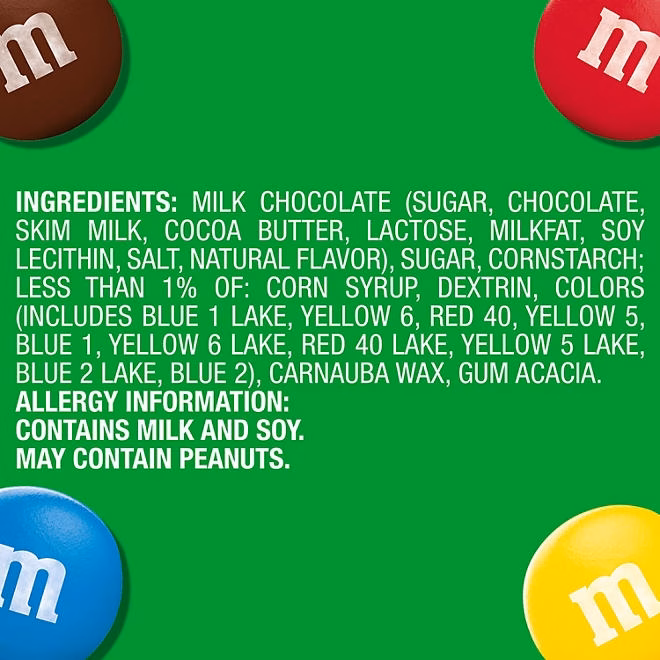 M&M'S Milk Chocolate Candy, Full Size, 1.69 oz., 48 pk. - Image 4