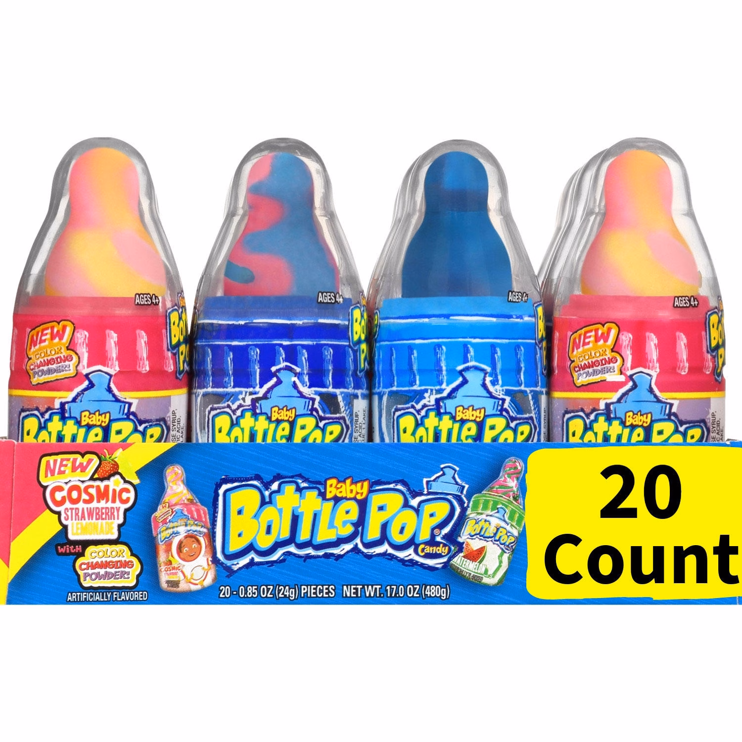 Baby Bottle Pop Variety Pack Candy, 0.85 oz., 20 ct.