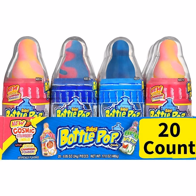 Baby Bottle Pop Variety Pack Candy, 0.85 oz., 20 ct. - Image 2