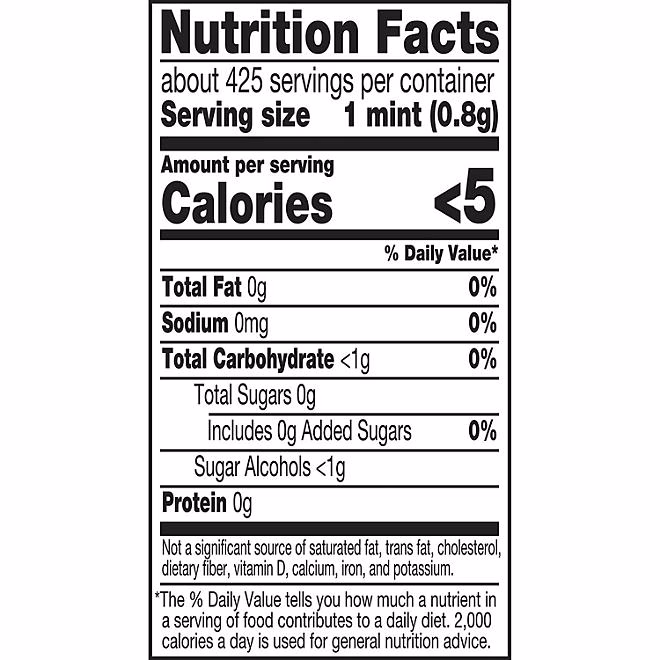 ICE BREAKERS Coolmint Sugar Free Breath Mints, 1.5 oz., 8 pk. - Image 3
