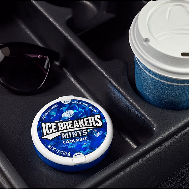 ICE BREAKERS Coolmint Sugar Free Breath Mints, 1.5 oz., 8 pk. - Image 7