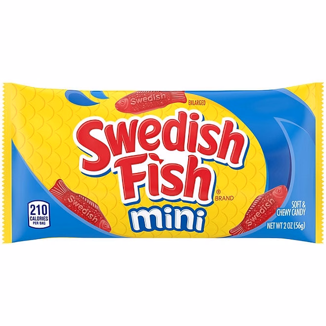 Swedish Fish Soft and Chewy Candy, Mini , 2 oz., 24 pk. - Image 5