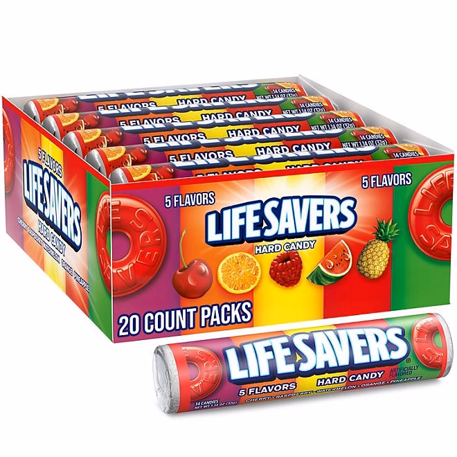 Life Savers 5 Flavors Hard Candy, 1.14 oz., 20 pk. - Image 2