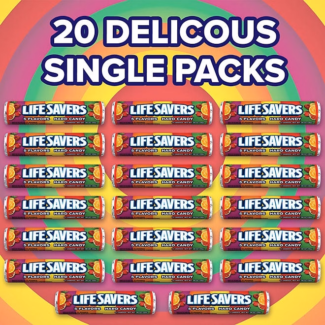 Life Savers 5 Flavors Hard Candy, 1.14 oz., 20 pk. - Image 5