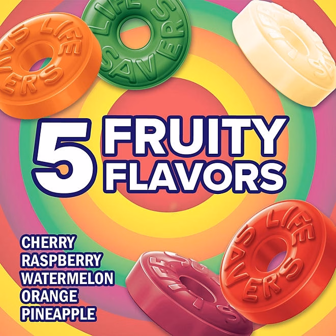Life Savers 5 Flavors Hard Candy, 1.14 oz., 20 pk. - Image 6