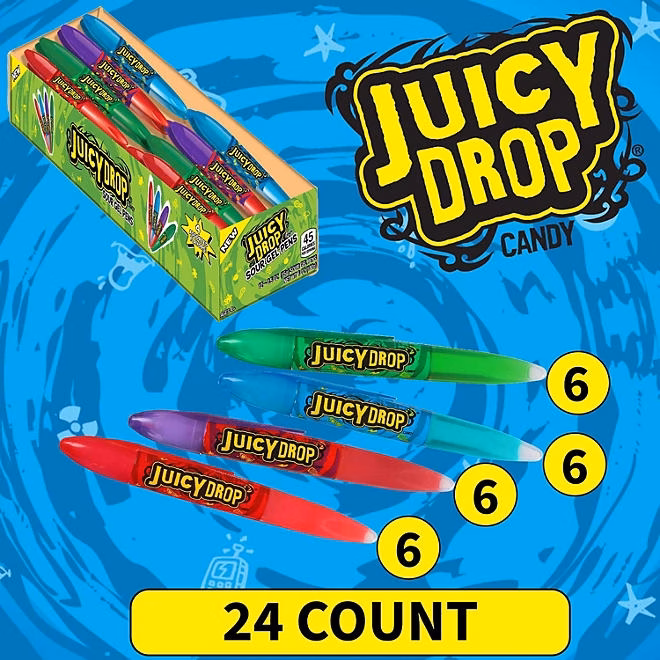 Juicy Drop Sour Gel Pens Candy, 24 ct. - Image 4