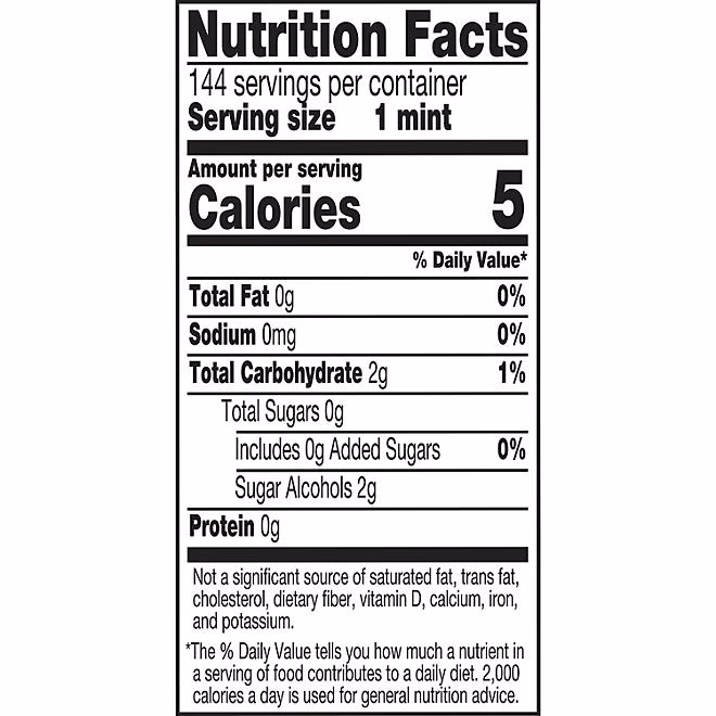 BREATH SAVERS Wintergreen Sugar Free Breath Mints Rolls, 0.75 oz., 24 ct. - Image 3