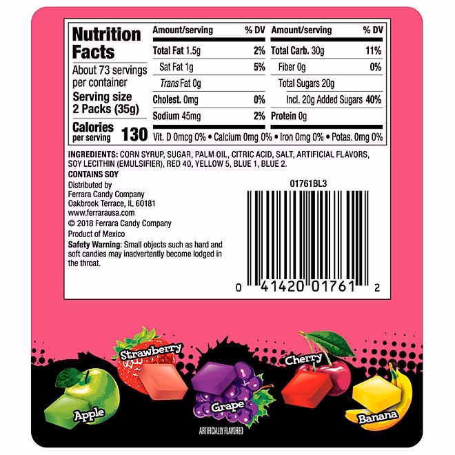 Now & Later Fruit Chews Candy, 150 pk. - Image 3