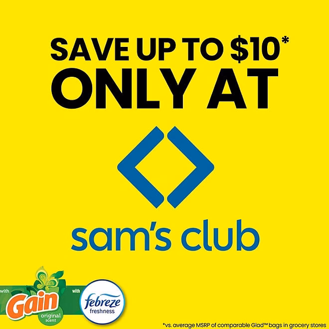 Glad ForceFlex 13-Gallon Kitchen Trash Bags, Gain Original Scent + Febreze, 160 ct. - Image 5