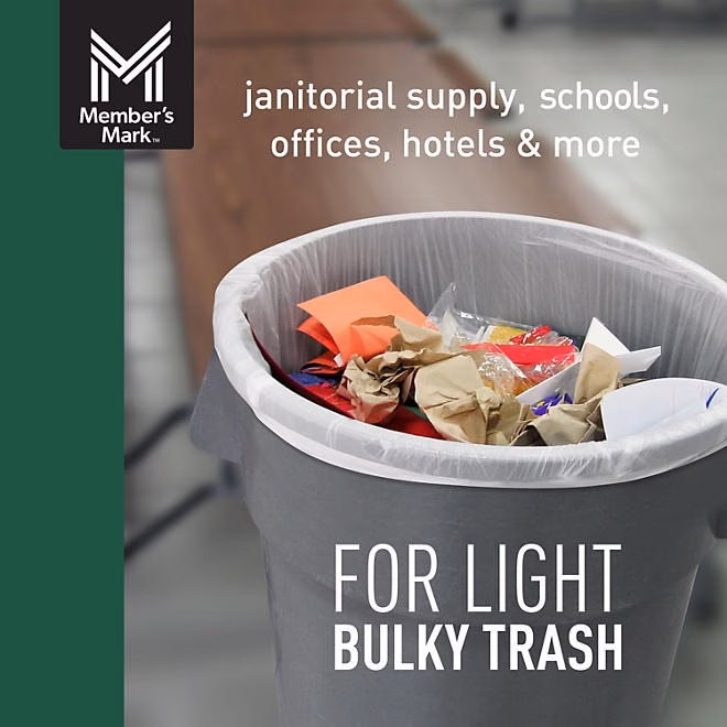 Member's Mark 50-Gallon Commercial Can Liners, 220 ct. - Image 6