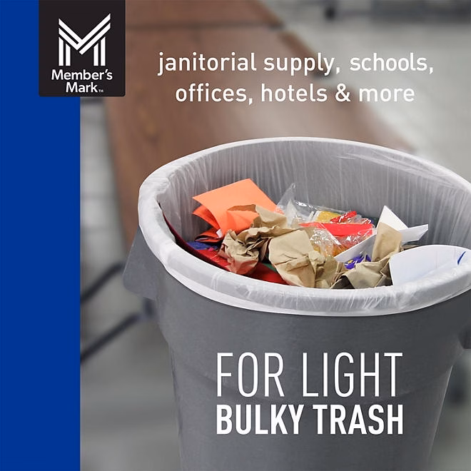 Member's Mark 33 Gallon Commercial Can Liners, 320 ct. - Image 6