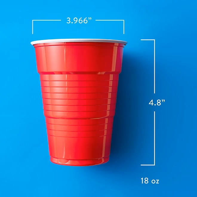 Member's Mark Heavy-Duty Red Cups 18 fl. oz., 240 ct. - Image 3