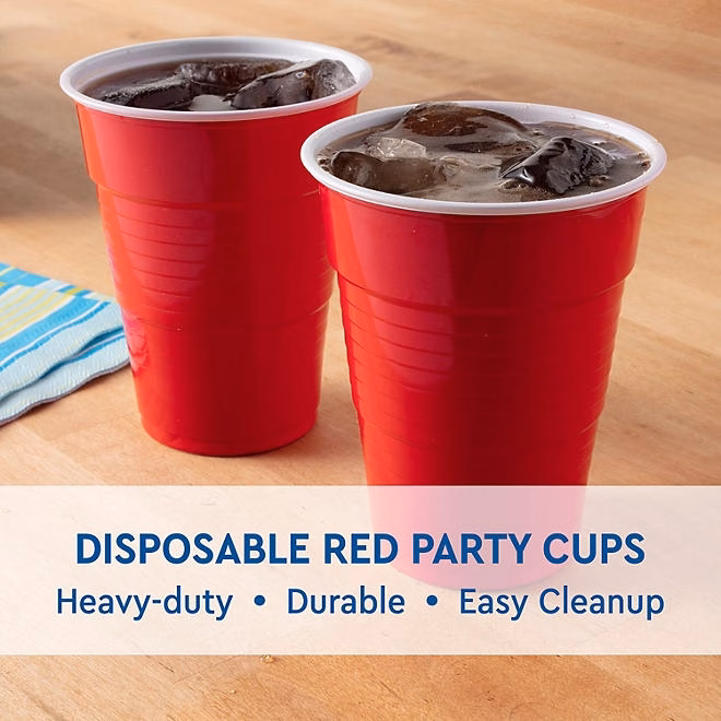 Member's Mark Heavy-Duty Red Cups 18 fl. oz., 240 ct. - Image 4