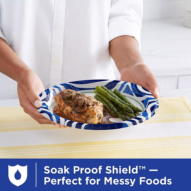 Dixie Ultra Heavyweight Dinner Paper Plates, 10", 186 ct. - Image 4