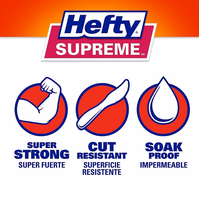 Hefty Supreme 3-Compartment Foam Plates, 10 1/4", 200 ct. - Image 3