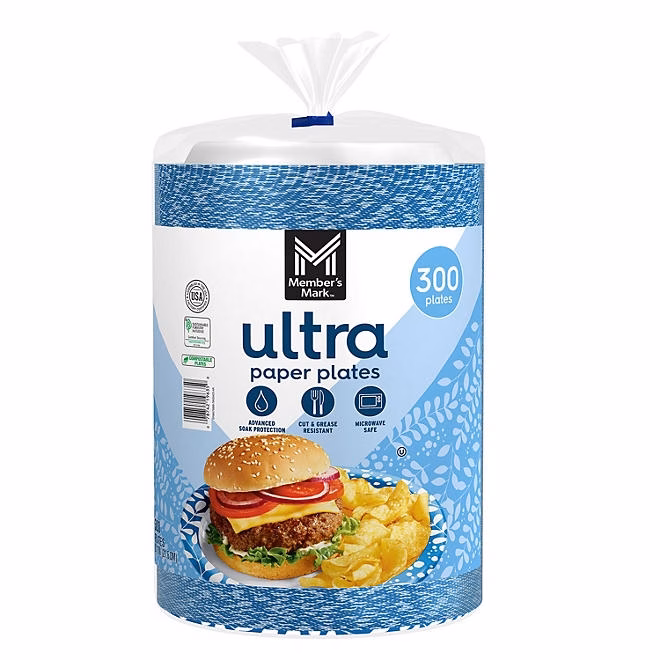 Member's Mark Ultra Lunch Paper Plates, 8.5", 300 ct. - Image 7