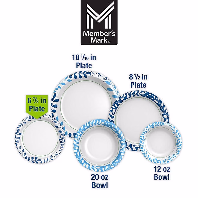 Member's Mark Ultra Dessert/Snack Paper Plates, 6.875", 330 ct. - Image 4