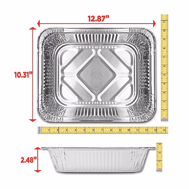 Member's Mark Half Size Aluminum Steam Table Pans, 36 ct. - Image 3