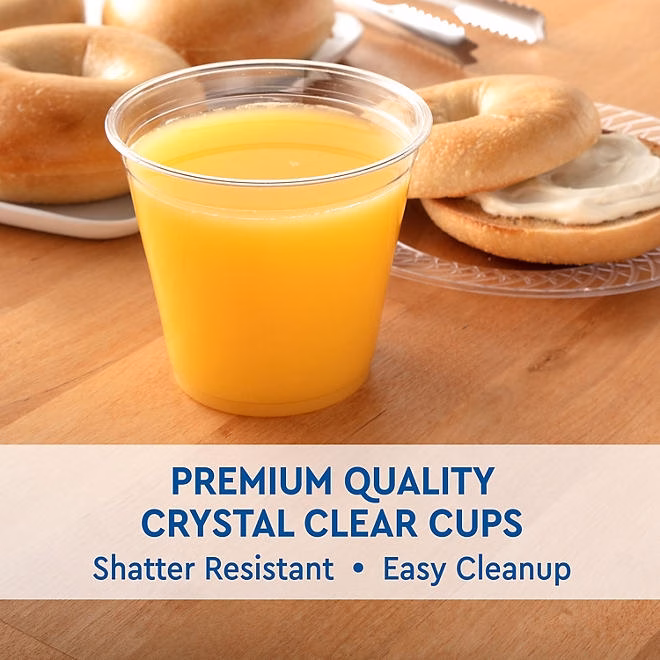 Member's Mark Clear Plastic Cups 9 oz., 264 ct. - Image 4