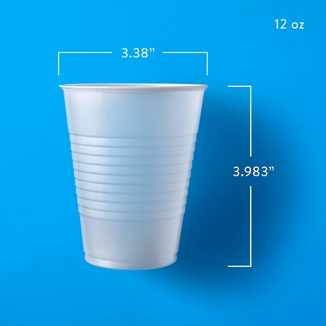 Member's Mark Translucent Plastic Cups 12 oz., 300 ct. - Image 3