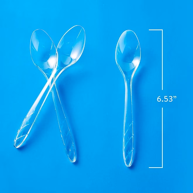 Member's Mark Clear Plastic Spoons, Heavyweight 300 ct.  - Image 3