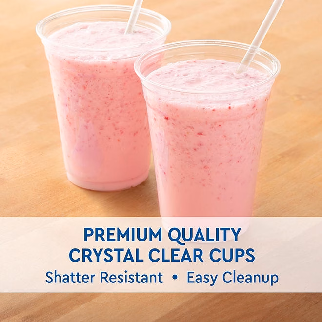 Member's Mark Clear Plastic Cups 16 oz., 132 ct. - Image 4