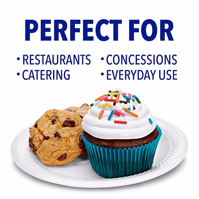 Hefty Supreme Foam Disposable Snack Plates, 6", 320 ct. - Image 5