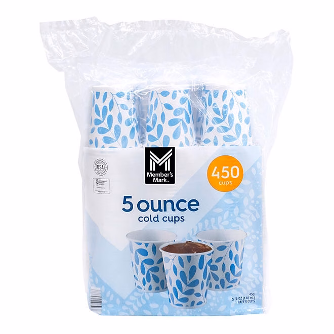 Member's Mark Printed Paper Bath Cold Cup 5 oz., 450 ct. - Image 2