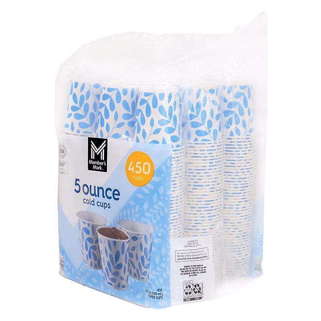 Member's Mark Printed Paper Bath Cold Cup 5 oz., 450 ct. - Image 3