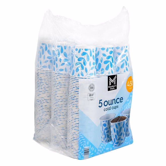 Member's Mark Printed Paper Bath Cold Cup 5 oz., 450 ct. - Image 4