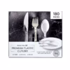 Member's Mark Premium Silver-Look Cutlery Combo 180 ct.