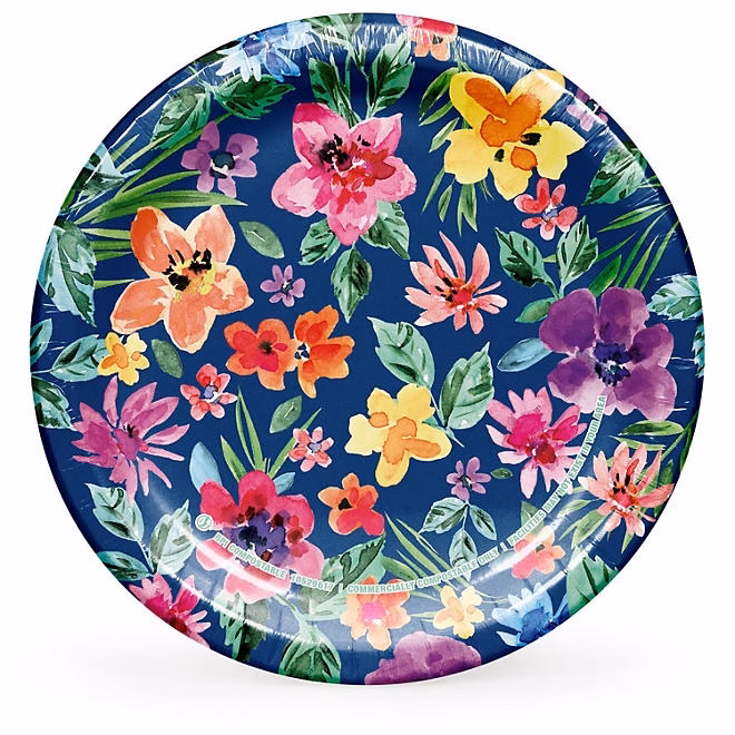 Member's Mark Spring Paper Plates, 10", 85 ct. - Image 2