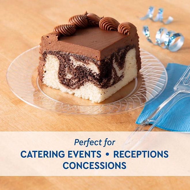 Member's Mark Clear Plastic Plates, 6.25" 90 ct. - Image 6