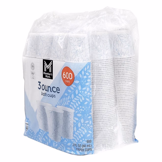 Member's Mark Printed Paper Bath Cold Cup 3 fl. oz., 600 ct. - Image 3