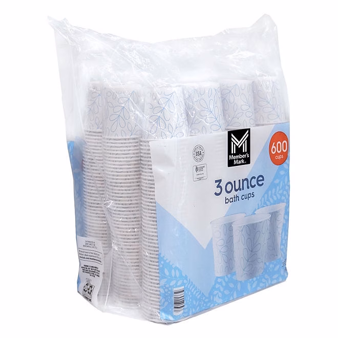 Member's Mark Printed Paper Bath Cold Cup 3 fl. oz., 600 ct. - Image 4