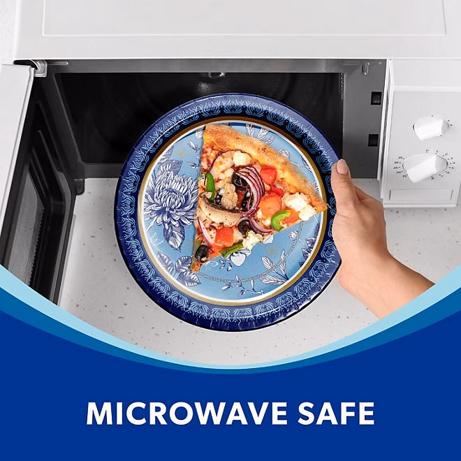 Member's Mark French Floral Paper Plates, 10", 85 ct. - Image 4