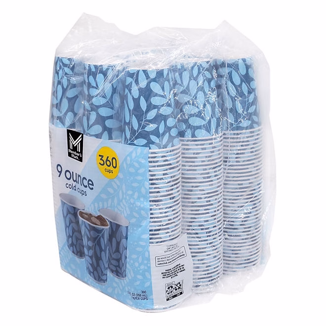 Member's Mark Printed Paper Bath Cold Cup 9 oz., 360 ct. - Image 3