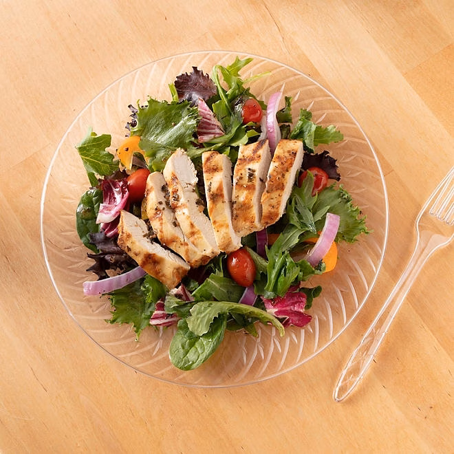 Member's Mark Clear Plastic Plates, 9" 45 ct. - Image 5