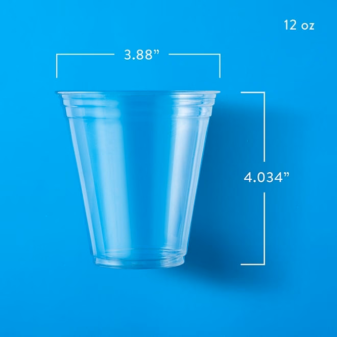 Member's Mark Clear Plastic Cups 12 oz., 172 ct. - Image 3