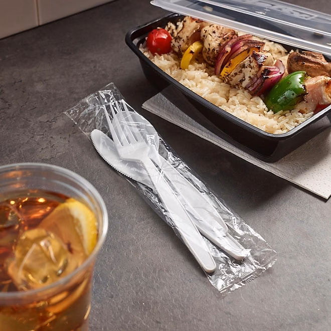 Hefty Wrapped Plastic Cutlery Combo Packs 250 ct. - Image 5