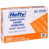 Hefty Clear Plastic Cutlery Combo Pack (360 ct.)