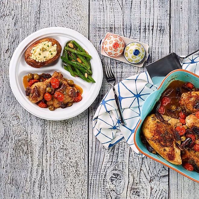 Chinet Classic Compartment Paper Plate, 10.38", 165 ct. - Image 6