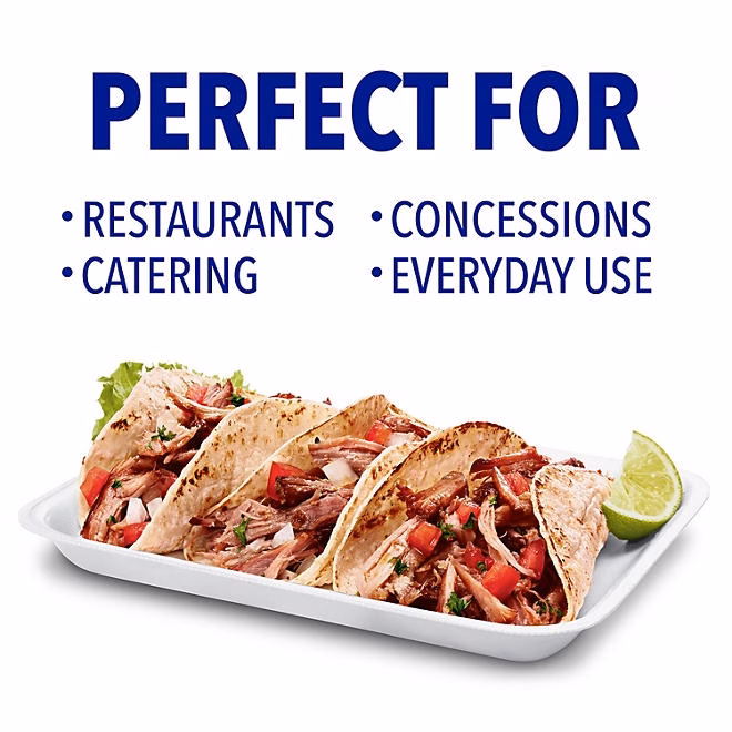 Hefty Supreme Foam Charola Trays, 6.5" x 8.625" 200 ct. - Image 5